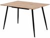 Esstisch Emilia ausziehbar 120-150-180 x 80 cm 4-10 Personen Küchentisch mit Metallgestell für Küche, Esszimmer Holz Optik Eichefarben Bild 4
