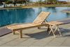 MiaMöbel Teak Gartenliege Massivholz Teak Modern Bild 5