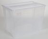 TEX Box 70L Aufbewahrungskiste Spielzeugkiste transparent mit Deckel 57x38x40cm Bild 3