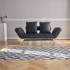 Schlafsofa - Ghia - Kunstleder Faunal Black (550) Bild 3
