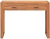 vidaXL Schreibtisch mit 2 Schubladen, Breite 1000 Teak Bild 3