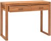 vidaXL Schreibtisch mit 2 Schubladen, Breite 1000 Teak Bild 2