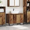 vidaXL Waschbeckenunterschrank Altholz 91 x 35 x 60 cm Holzwerkstoff 869180 Bild 4