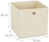 Relaxdays Aufbewahrungsbox Stoff im 2er Set Bild 5