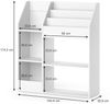 Kinderregal Luigi Weiß 100.4 x 114.2 cm ohne Faltboxen Vicco Bild 3
