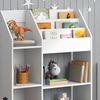 Kinderregal Luigi Weiß 100.4 x 114.2 cm ohne Faltboxen Vicco Bild 5
