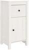 Sideboards 2 Stk. Weiß 40 x 35 x 80 cm Massivholz Kiefer [813757] Bild 5