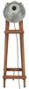 vidaXL Stehlampen 3 Stk. Silbern E27 Mango Massivholz 320591 Bild 4