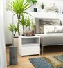Home Collective Kommode 40 cm breit Holz Highboard Sideboard für Flur Schlafzimmer Wohnzimmer (Mehrzweckschrank Schrank schmal Kommode Schlafzimmer mit Schubladen), mit 1 Schublade 40 cm hoch viel Stauraum, weiß Bild 3