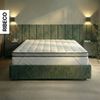 RIBECO, Topper Aaron MINI, Topper 90x200 cm,140x200, 180x200 cm & mehr, 5 cm hoch, Gelschaum, Matratze, Boxspringbett geeignet, ergonomisch, Made in EU, RG 40 Bild 2