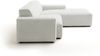 KAWOLA Sofa RANI Ecksofa Feincord silber Recamiere rechts 71 x 189 x 228 cm Bild 4