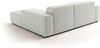 KAWOLA Sofa RANI Ecksofa Feincord silber Recamiere rechts 71 x 189 x 228 cm Bild 5