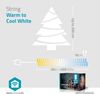 NEDIS SmartLife Weihnachtsbeleuchtung Schnur Wi-Fi Warm bis kühlen weiß 400 LED's 20.0 m Android™ / IOS Bild 3