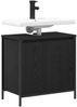 vidaXL Waschbeckenunterschrank Schwarz 60x34,5x60 cm 861892 Bild 4