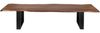 Sitzbank Baumkante 220 cm nussbaum massiv Akazie schwarz 67949771 Bild 4