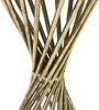 Natur24 Beistelltisch Hypnos Beistelltisch 35 x 35 x 70 cm Metall MDF Glas Gold Bild 4