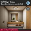 Paulmann 71179 LED Deckenleuchte Volea 40cm 3000K dimmbar Weiß Silber IP44 Bild 3