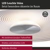 Paulmann 71179 LED Deckenleuchte Volea 40cm 3000K dimmbar Weiß Silber IP44 Bild 4