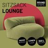 Lumaland 'Interior Line' Sitzsack-Sofa, Leinen Look and Feel, Indoor - Lime, 90 x 50 cm, 320l Bild 2