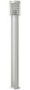 vidaXL Wegeleuchten 3 Stk. Silbern 110 cm Edelstahl 4006360 Bild 5