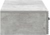 vidaXL Wandmontierter Beistelltisch Betongrau 87,5 x 34,5 x 17 cm 898668 Bild 5