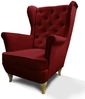 Beautysofa Ohrensessel Ohrensessel Sessel FALCO Chesterfield Wohnzimmersessel Fernsehsessel Bild 5