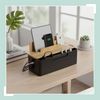 Relaxdays Kabelbox mit Handyhalter Bild 3