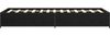vidaXL Bettrahmen Schwarze Eiche 80 x 200 cm Holzwerkstoff 8009141 Bild 4