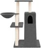vidaXL Kratzbaum mit Sisal-Kratzsäulen Dunkelgrau 82 cm 171668 Bild 3
