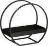 Mica Tablett schwarz Eisen 30 x 15 x 28 cm Bild 3