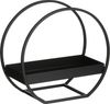 Mica Tablett schwarz Eisen 30 x 15 x 28 cm Bild 4