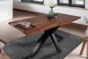 Esstisch Baumkante massiv Akazie Nussbaum 120 x 80 Spider-Gestell schwarz TIM 135655892 Bild 2