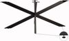 Esstisch Baumkante massiv Akazie Nussbaum 120 x 80 Spider-Gestell schwarz TIM 135655892 Bild 5