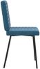 vidaXL Esszimmerstühle 2 Stk. Blau Samt 4101166 Bild 5