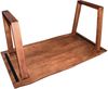 Esstisch Baumkante massiv Akazie nuss 240 x 100 V-Holzgestell nussbaumfarben GIRONA 137800207 Bild 4