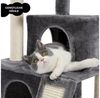 PAWZ Road Kratzbaum Katzenbaum Katzenmöbel mit Sisal-Seil Plüsch Liege Spielhaus Höhlen, großes Top Bett Bild 3