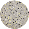 Filzkugelteppich hellgrau ⌀ 140 cm rund Patchwork PENEK Bild 4