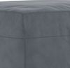 vidaXL Fußhocker Dunkelgrau 60x50x41 cm Samt 349294 Bild 5
