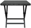 vidaXL Klapptisch Schwarz 45x35x32 cm Poly Rattan 362251 Bild 4