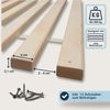 MaDeRa Rollrost XXL mit 23 extra stabilen Leisten aus massiven Buchenholz, 70x140 cm Bild 4