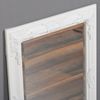 Wandspiegel BESSA pur weiß 70x50cm barock Spiegel Holzrahmen mit Facette Bild 5