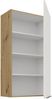 Küchen Hängeschrank 60 cm - Höhe 90 cm ARIA Weiss ultra matt + Eiche Artisan matt, hochwertige Fronten mit Anti Fingerprint Beschichtung Küchenzeile Küchenblock Bild 3