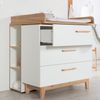 roba Seitenregal 'Finn' - 3 öffene Flächer - Für Baby- und Kinderzimmer - Holz - Weiß Bild 2