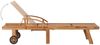 vidaXL Sonnenliegen 2 Stk. mit Auflagen Rot Massivholz Teak 3073192 Bild 5