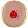 Giftcompany - Glasteller "Love Plates" Smile Dekoteller D 13cm Rosa 1061504012 Bild 2