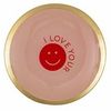 Giftcompany - Glasteller "Love Plates" Smile Dekoteller D 13cm Rosa 1061504012 Bild 4