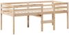 vidaXL Hochbett mit Dach 80x200 cm Massivholz Kiefer 3282135 Bild 5