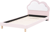 Kinderbett Wolke Samtstoff MAZOU 90 x 200 cm Rosa Bild 4
