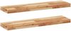 vidaXL Schweberegale 2 Stk. 100x20x4 cm Massivholz Akazie Ölbehandelt 3279588 Bild 2