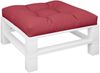 vidaXL Palettenkissen Weinrot 80x80x12 cm Stoff 360500 Bild 3